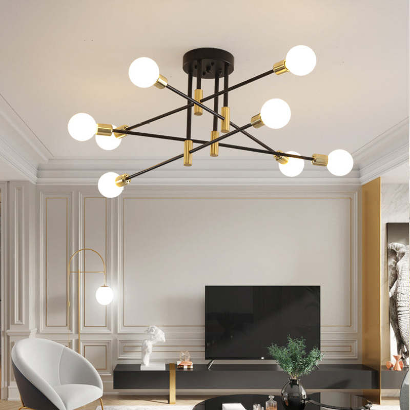 Chandelier Glass Ball 4 Lights - ORBITA | Elegant Lighting