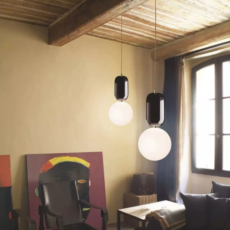 Pendant Light Black Spherical - LUXONX | Ambient Glow