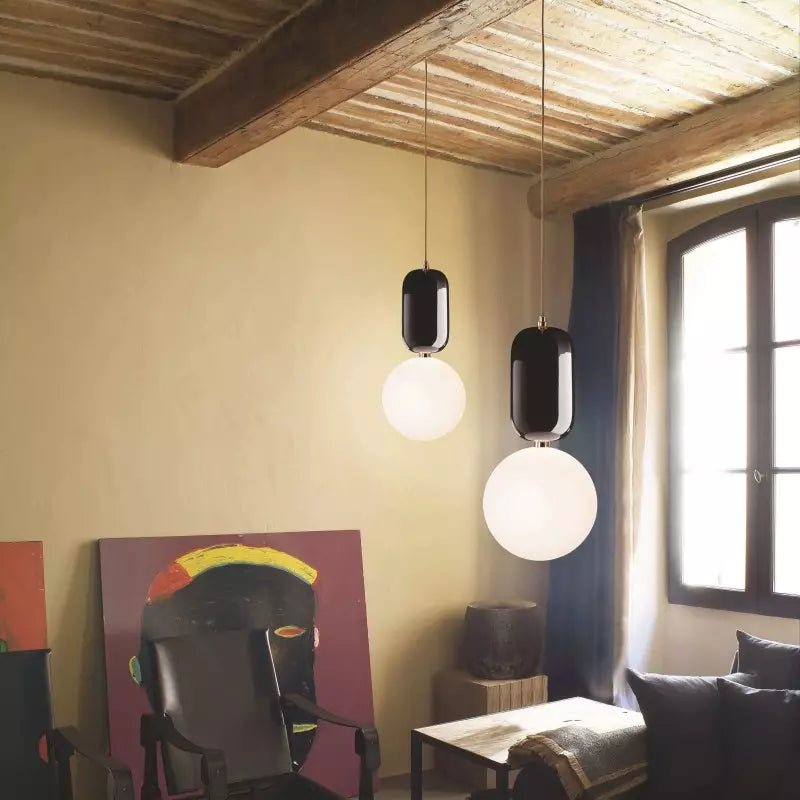 Pendant Light Black Spherical - LUXONX | Ambient Glow