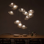 Pendant Light Hand-blown Glass Amber - VIRTUS | Elegance