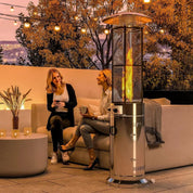 Adjustable Heat Gas Patio Heater 11kW Outdoor Freestanding Heater
