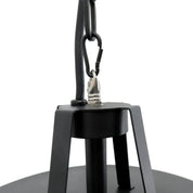 Adjustable Power Infrared Halogen Electric Patio Light Heater 1000/2500W Ceiling Hanging Mount, Black