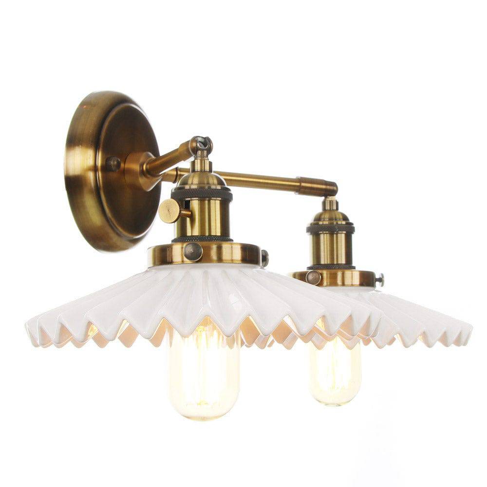 Wall Light Antique Gold Ceramic - ORPHEA | Elegant Glow