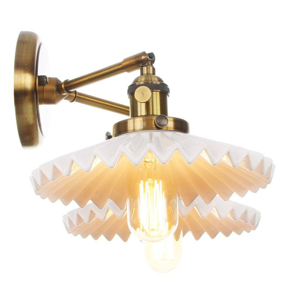 Wall Light Antique Gold Ceramic - ORPHEA | Elegant Glow