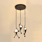 Pendant Light Retro Iron Man Black - SPICAX | Nostalgic Charm