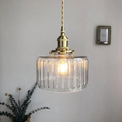 Pendant Light Green Glass - SAIPHX | Vintage Elegance