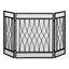 Fireplace Screen – 3-Panel Metal | Protects Home from Fire