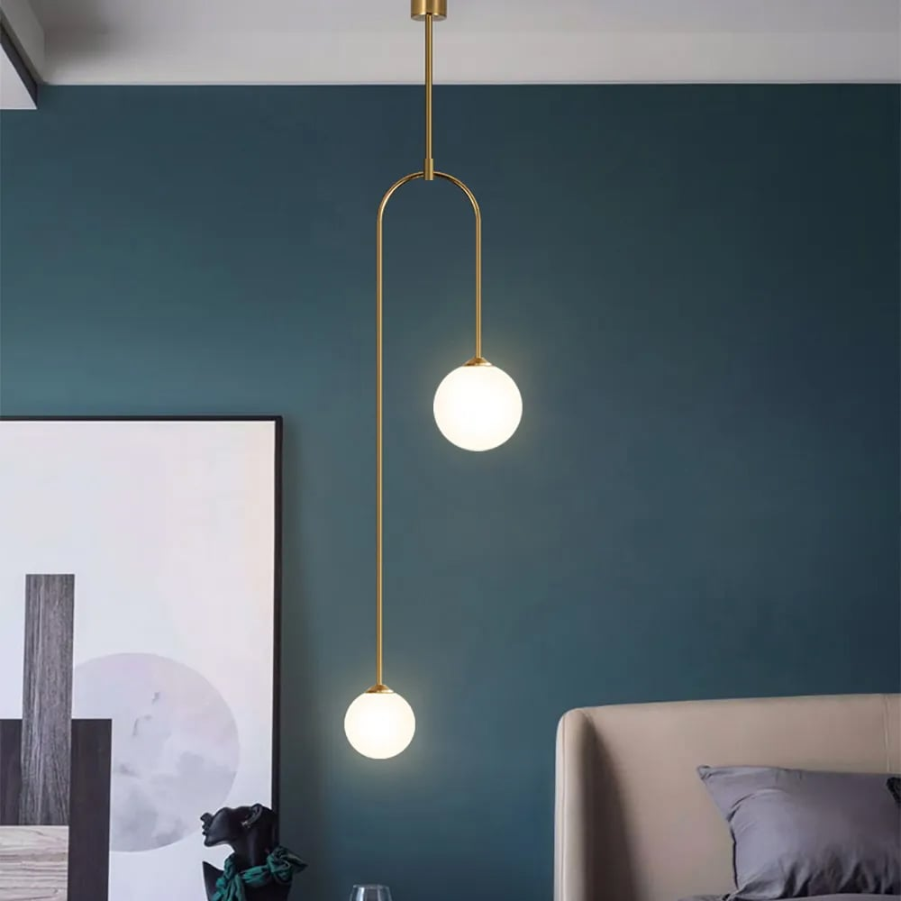 Pendant Light U-Shaped Gold - TRIAXE | Modern Luxury