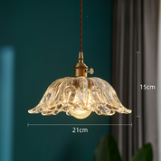 Pendant Light Glass Copper - TALOSX | Elegant