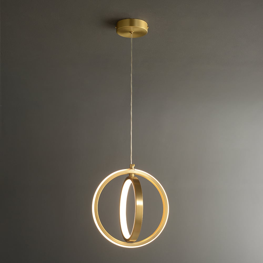Pendant Light Brass LED - TRONOS | Modern Style