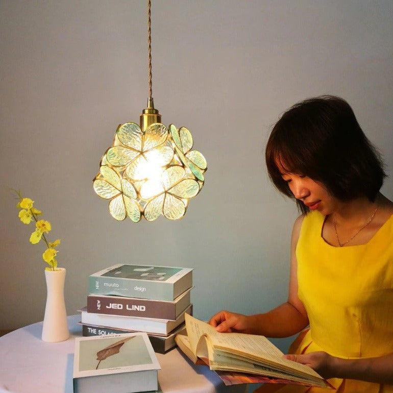 Pendant Light Glass Floral - TREXON | Modern Elegance