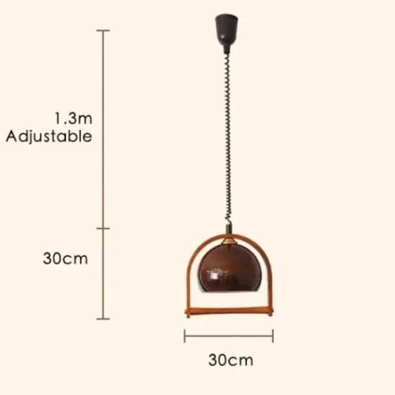 Pendant Light Wood Bauhaus - SARGAS | Sophisticated