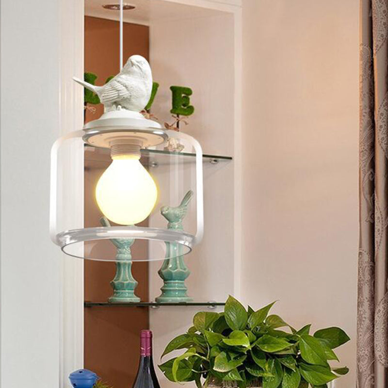 Pendant Light Bird Design Glass - NEOSXA | Ambient Glow