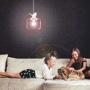 Pendant Light Bird Design Glass - NEOSXA | Ambient Glow