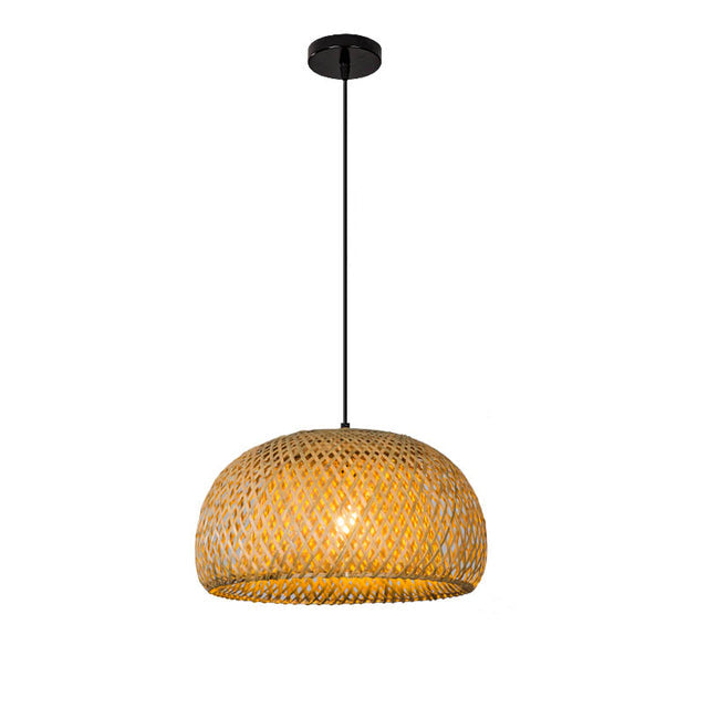 Pendant Light Bamboo Rattan - MEKKAX | Elegant Ambiance