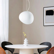 Pendant Light White Glass - RHOMBUS | Warm Ambiance