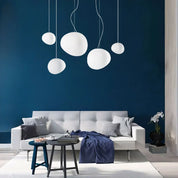 Pendant Light White Glass - RHOMBUS | Warm Ambiance