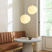 Pendant Light White Glass - RHOMBUS | Warm Ambiance