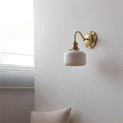 Wall Light Brass Ceramic - NEXIL | Elegant Lighting