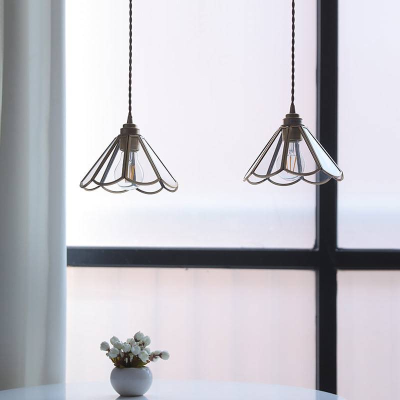 Pendant Light Brass Glass - OCULUS | Elegance