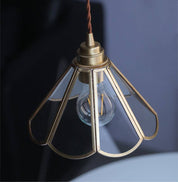 Pendant Light Brass Glass - OCULUS | Elegance