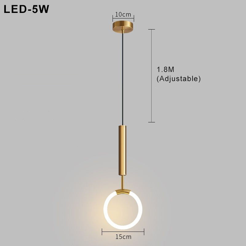 Pendant Light LED Metal - SYLVEX | Elegant Lighting