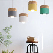 Pendant Light Wood Metal - SPECTRA | Warm Glow