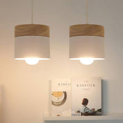Pendant Light Wood Metal - SPECTRA | Warm Glow