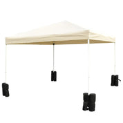 Octagonal Garden Gazebo, 8-Sided, 6.8×5 m, White Heavy Duty Metal Frame Outdoor Marquee Party & Wedding Canopy