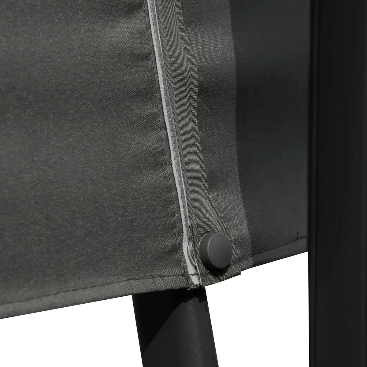 Cantilever Parasol 360° Rotation Angle Adjustment Outdoor Market Garden Umbrella, Dark Grey
