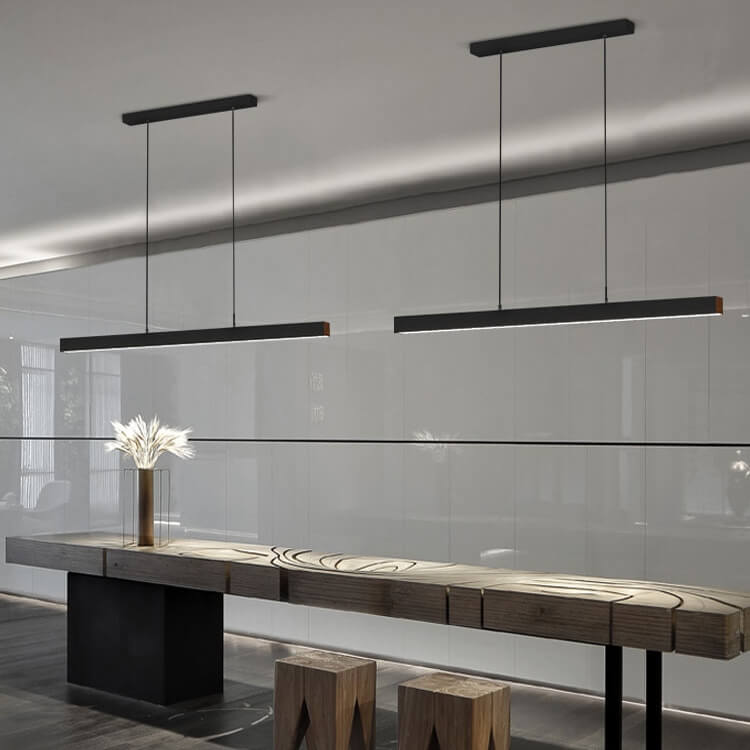 Pendant Light Matte Black ø31.5" - SOLVEX | Elegant Style