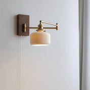 Wall Light Ceramic Wood - NEBROS | Modern Elegance