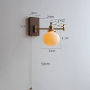 Wall Light Ceramic Wood - NEBROS | Modern Elegance