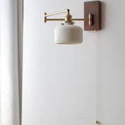 Wall Light Ceramic Wood - NEBROS | Modern Elegance
