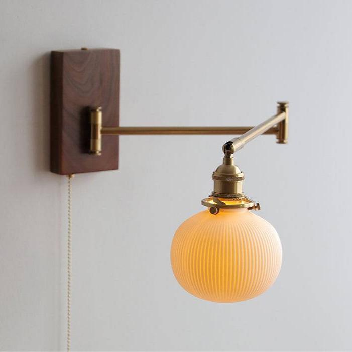 Wall Light Ceramic Wood - NEBROS | Modern Elegance