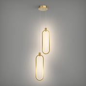 Pendant Light Gold Brass LED - IOVEXA | Luxe Lighting