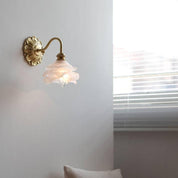 Wall Light Brass Frosted - LEXAOR | Elegant Ambiance