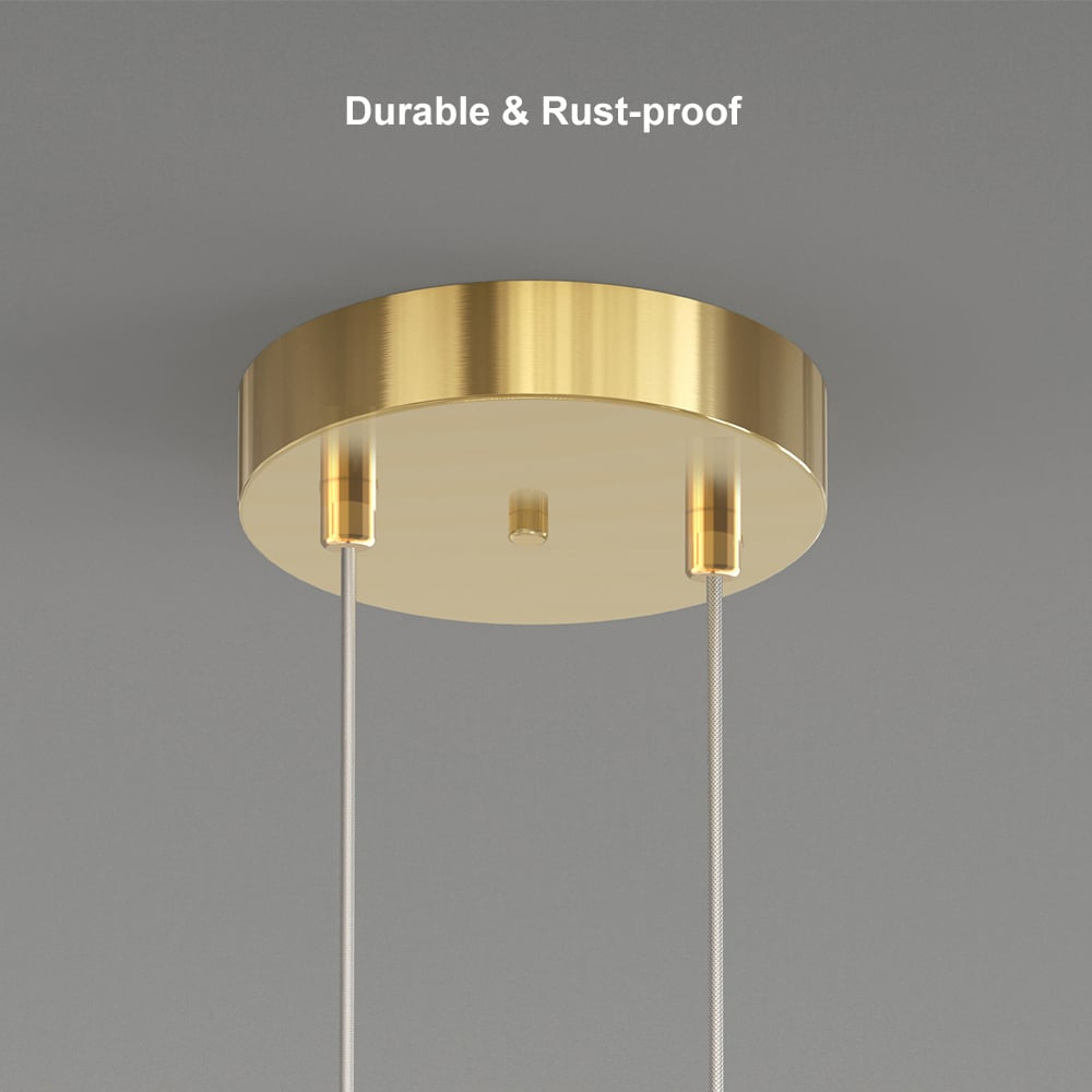 Pendant Light Gold Brass LED - IOVEXA | Luxe Lighting