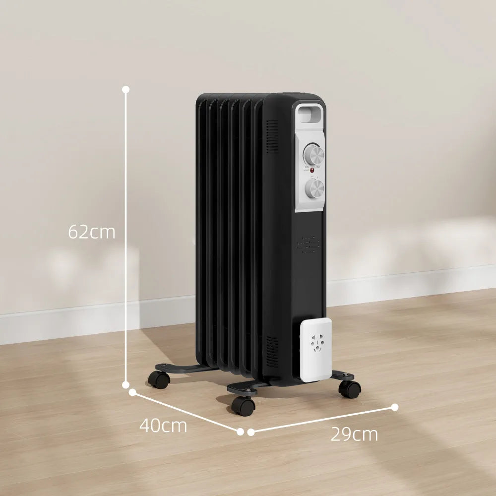 Oil-Filled Radiator – 7 Fin, 1500W | Efficient heating for 20m² spaces - Image 5