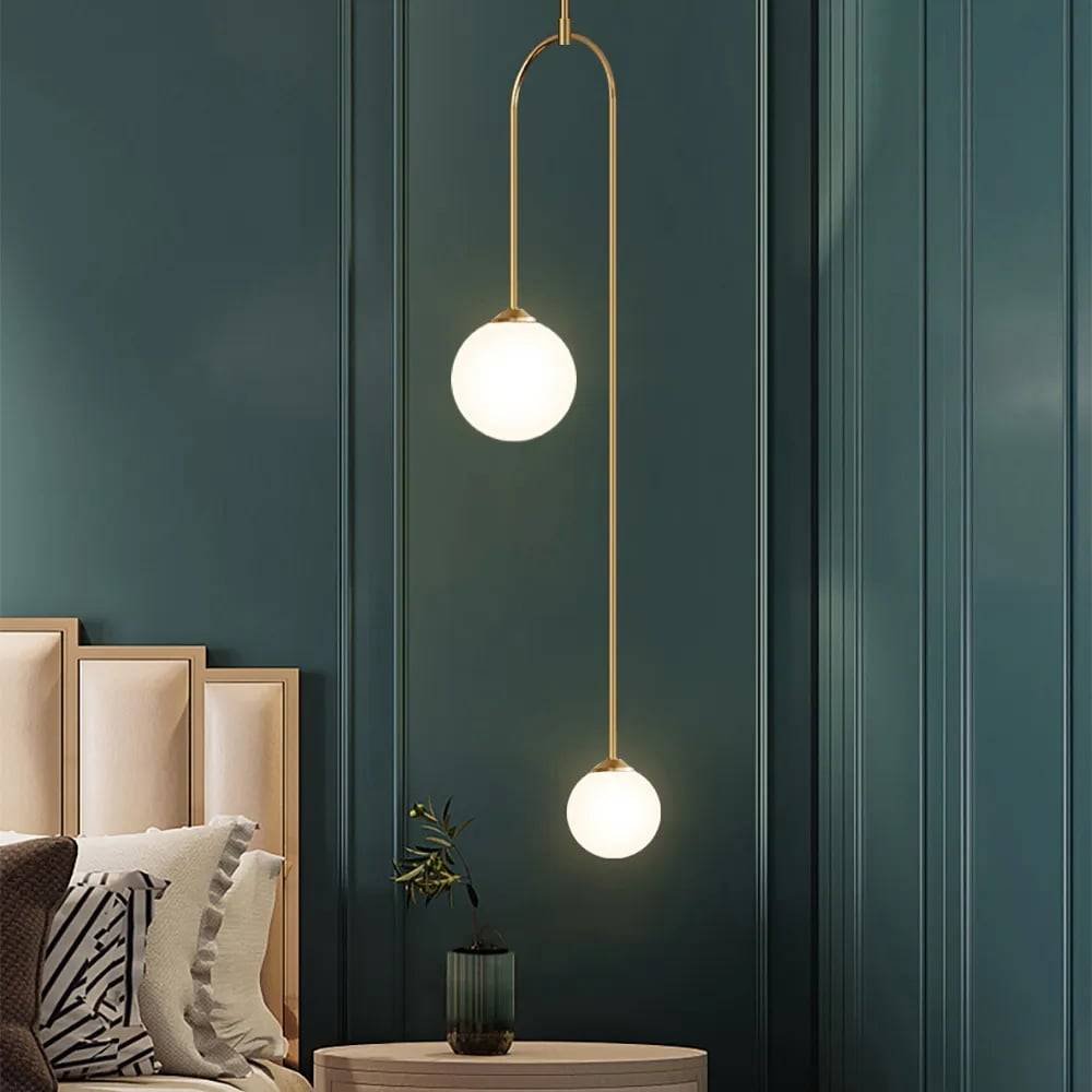 Pendant Light U-Shaped Gold - TRIAXE | Modern Luxury