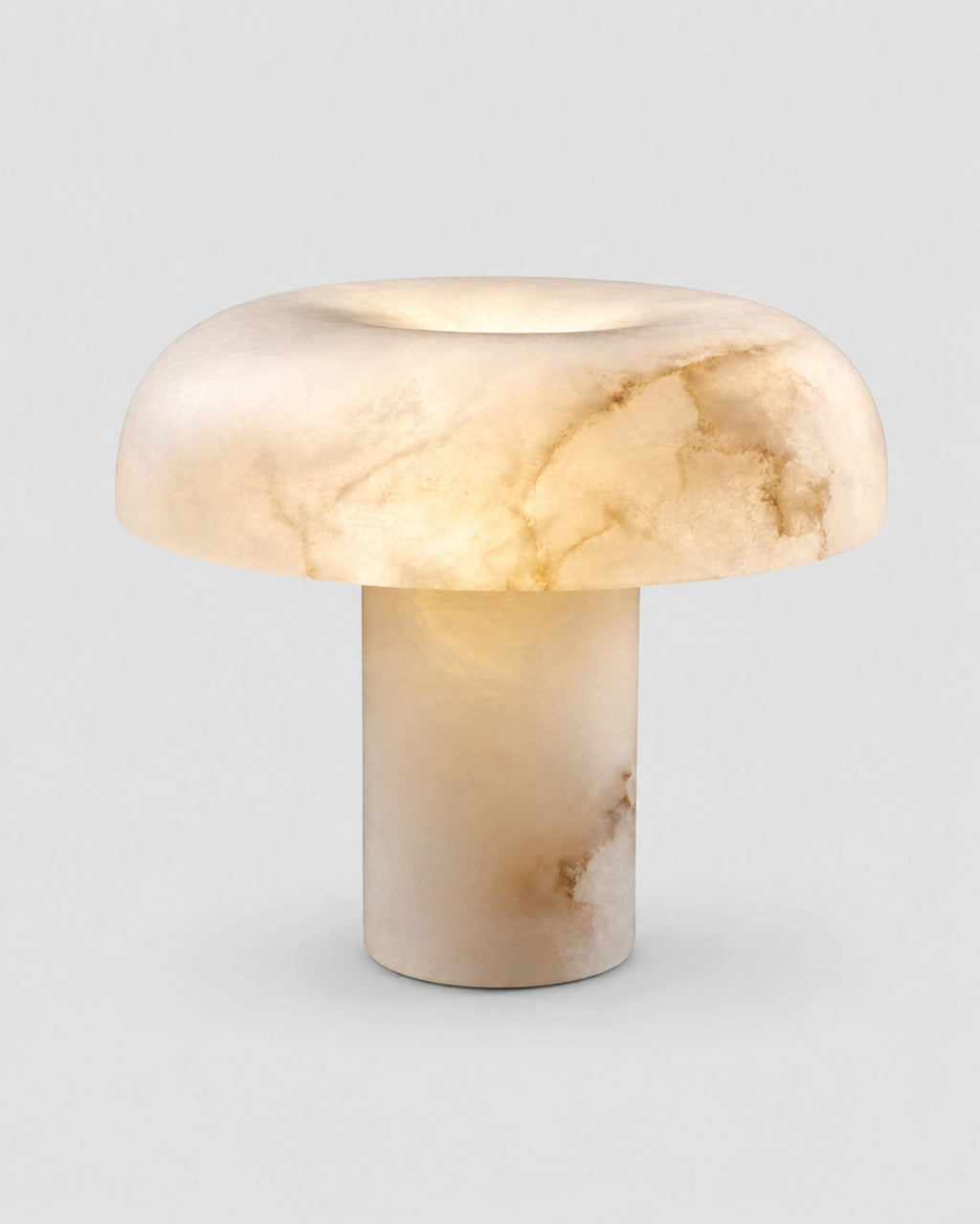 IZO Tischlampe – Alabaster, Produktansicht vor neutralem Hintergrund | DecoHarmonie