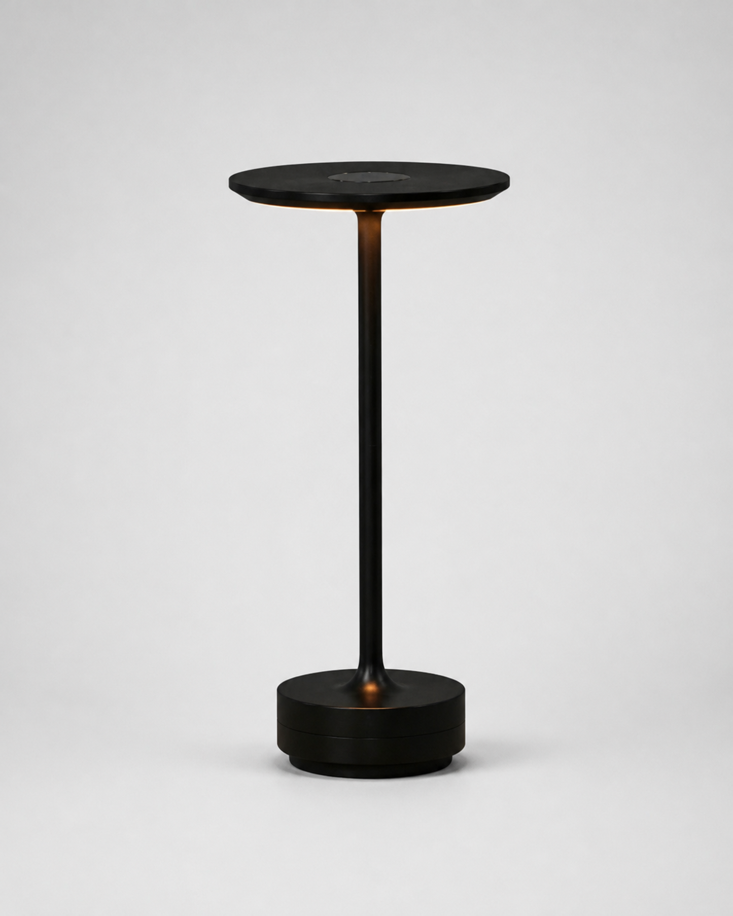 LIRI Cordless Table Lamp — Aluminium & Acrylic, Touch Dimmable — Black, packshot | DecoHarmonie