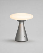 PRISM Touch-Tischlampe – Grau, Produktansicht vor neutralem Hintergrund | DecoHarmonie