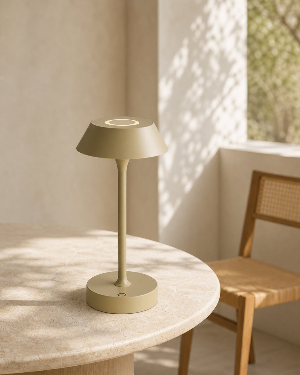 RUVA Metall-Tischlampe – Gelb, im Essbereich | DecoHarmonie