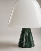 NOKO Tischlampe – Grüner Marmor, Detailansicht | DecoHarmonie
