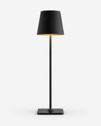 FREY Akku-Tischlampe – Schwarz, Produktansicht vor neutralem Hintergrund | DecoHarmonie
