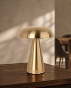 KEMI Akku-Tischlampe – Gold, im Essbereich | DecoHarmonie