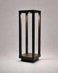 SORA Akku-Tischlampe – Schwarz, Produktansicht vor neutralem Hintergrund | DecoHarmonie