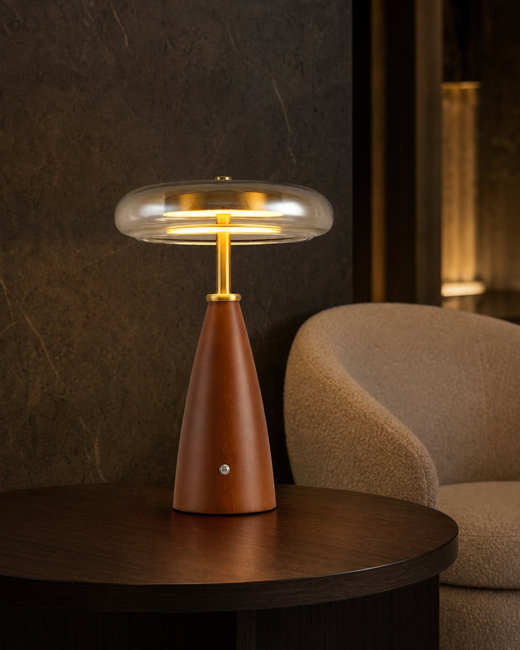NALU Tischlampe – Gross, in einem Wohnbereich | DecoHarmonie