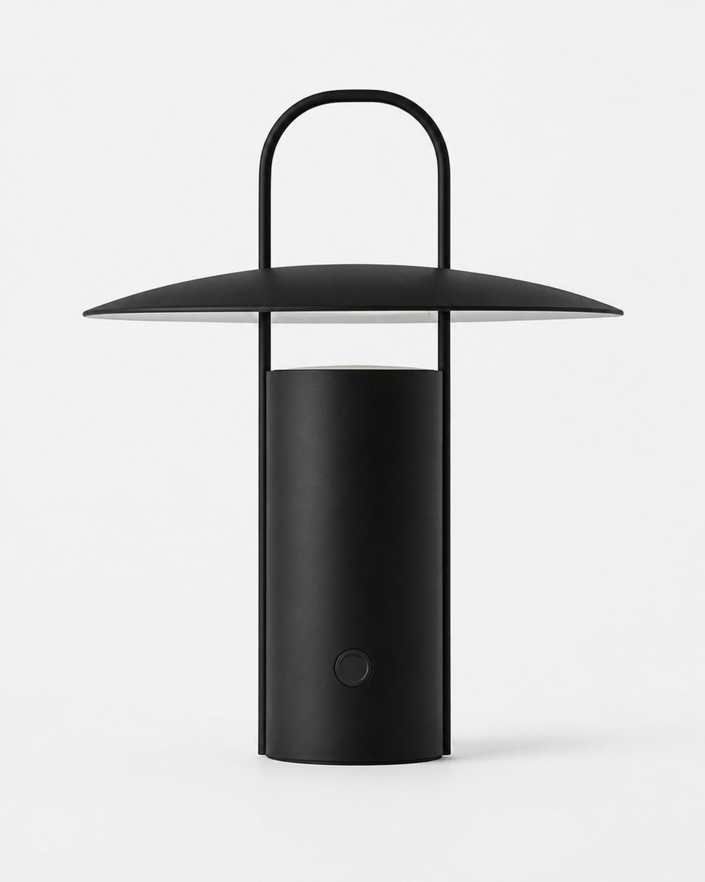 ORKA Akku-Tischlampe – Schwarz, Produktansicht vor neutralem Hintergrund | DecoHarmonie
